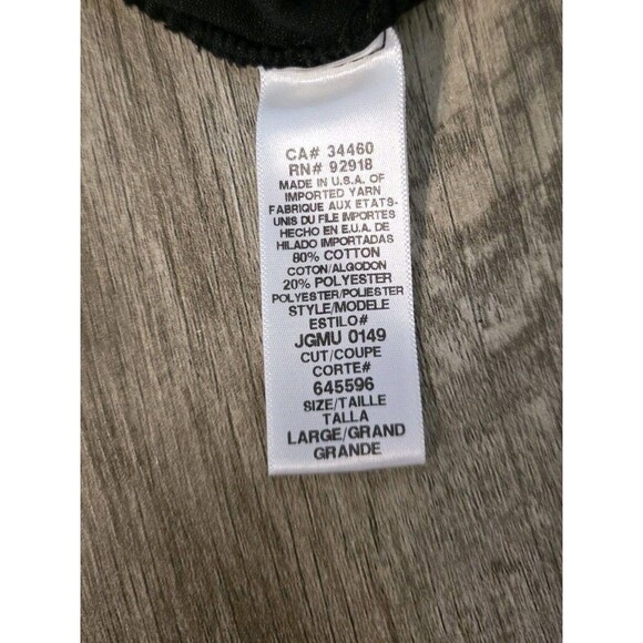 Vtg Juicy Couture Terrycloth Dress Pocket Women's Large L Black Made In USA Y2K - Picture 8 of 11